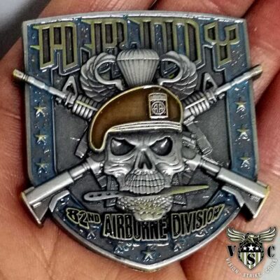 82nd-AIRBORNE division coin