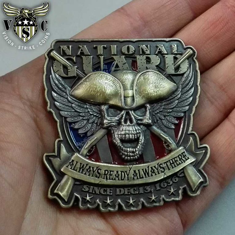 National Guard Always Ready Always There Coin