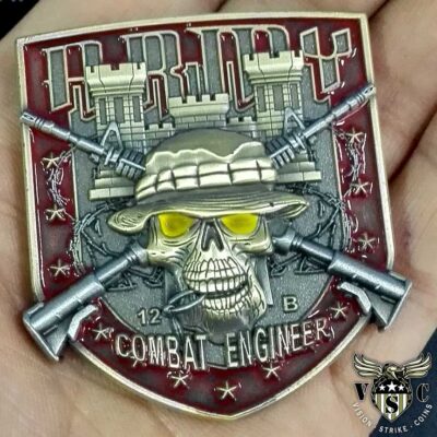 US-Army-Combat-Engineer Challenge Coin