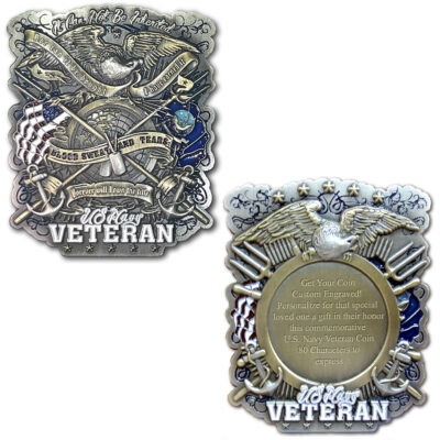 Navy-Vet-Engraved Coin