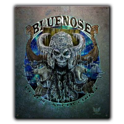 Bluenose Realm Of The Arctic Circle US Navy Veteran Custom 12 x 15 Inch Vintage Sign