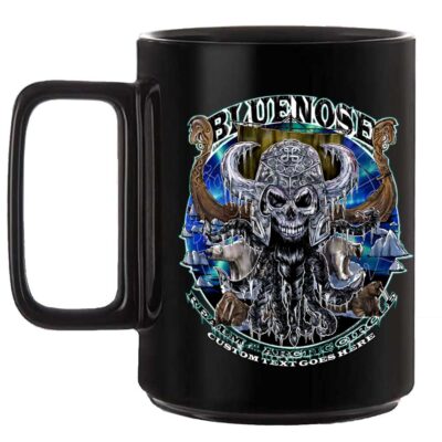 Bluenose Realm Of The Arctic Circle Veteran 15oz Ceramic Black Custom Coffee Mug