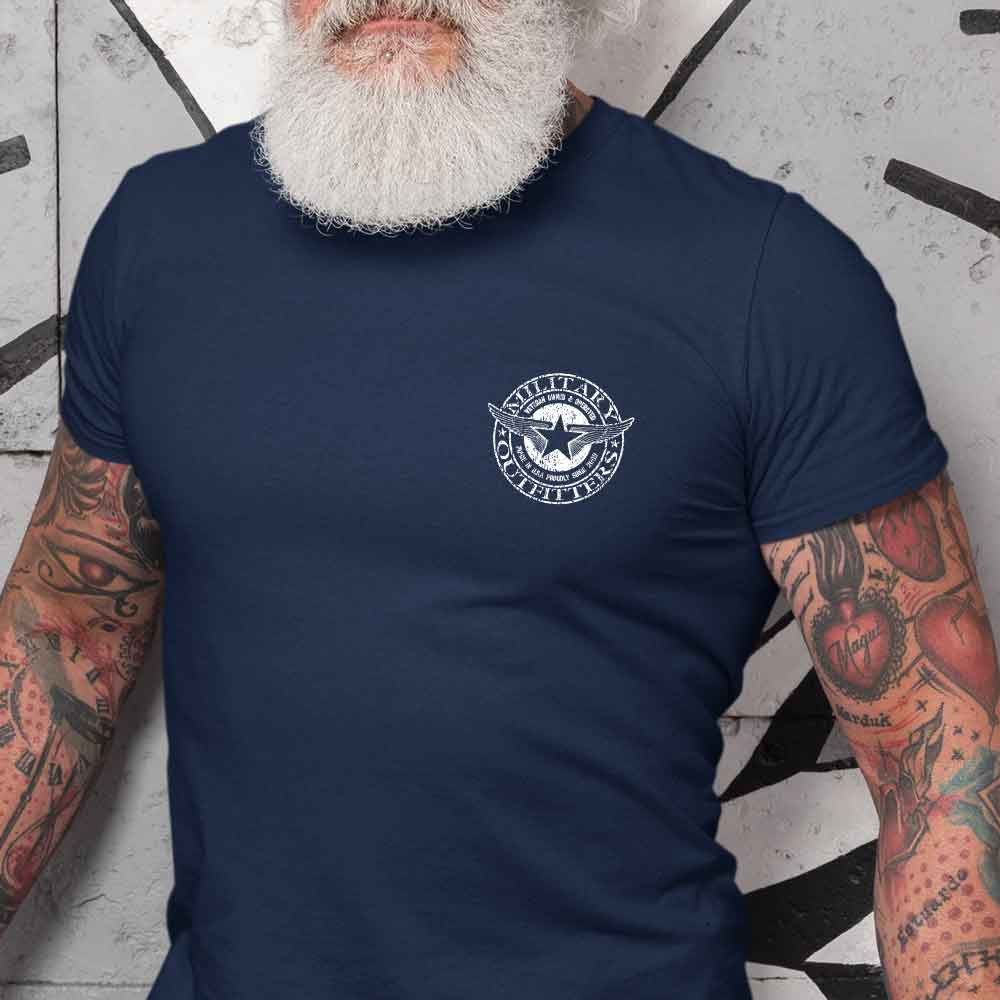 Popeye the Sailor Don't Mess With The US Military Veteran Custom Men's Shirt - Image 2