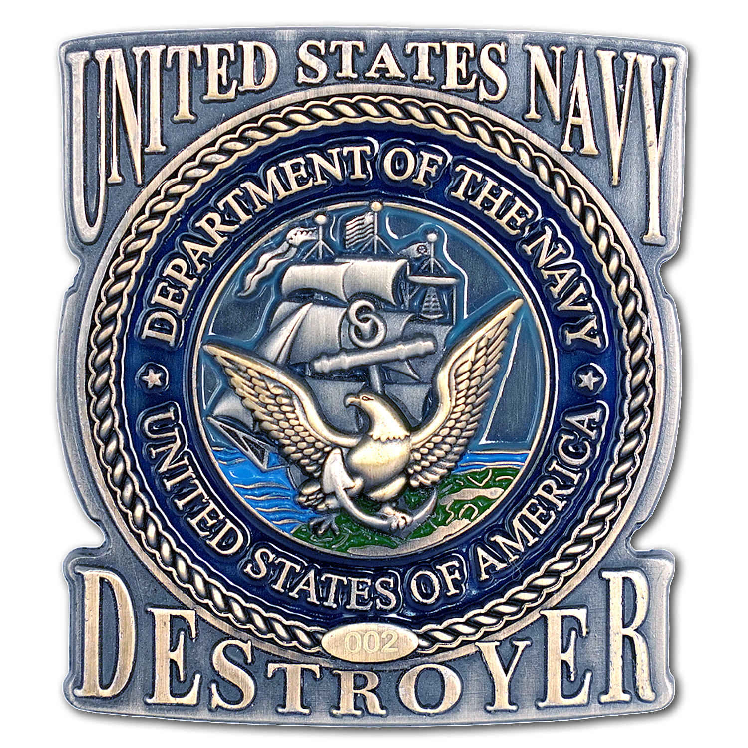 US Navy Destroyer Tin Can Sailor Since 1775 Collectible Challenge Coins