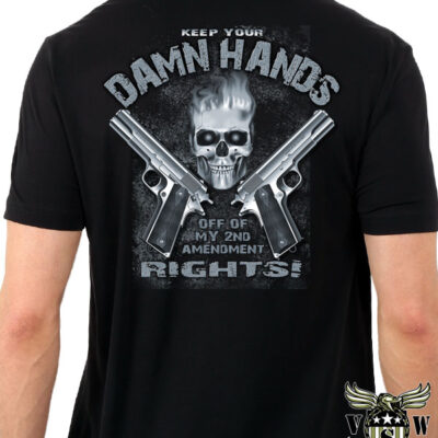 Damn-hands-off-2nd-amendment Military shirt