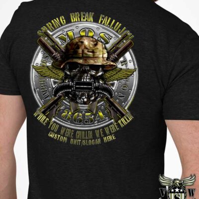 0321 Amphib Recon Spring Break Fallujah Custom US Marine Shirt