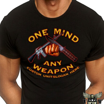 US Marine One Mind Any Weapon Military Shirt