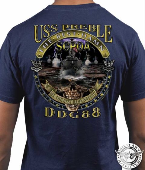 USS Preble DDG-88 SCPOA Shirt | Military Outfitters