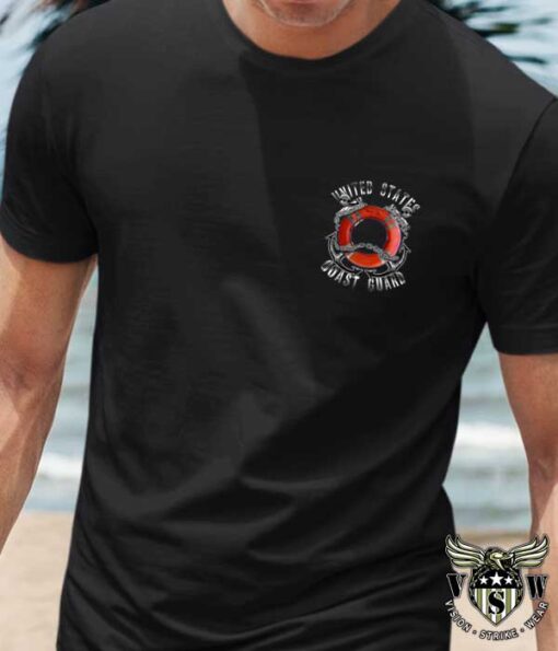 Coast-Guard-Station-Fort-Macon-Atlantic-Beach-NC-Shirt-front