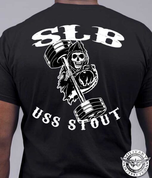 USS-Stout-Crossfit-Grim-Reaper-Custom-Navy-Shirt