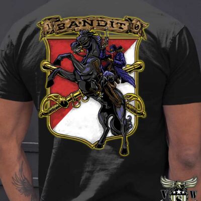 US Army 1st Squadron 10th Cavalry Bandit Troop Custom Shirt