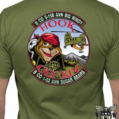 US Army B Co 1-52nd Aviation Sugar Bears Custom Shirt