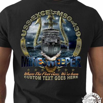 MINESWEEPER-USS-EXCEL-MSO-439-custom-Navy-Shirt