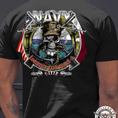 Logistics-Task-Force-5-custom-navy-shirt