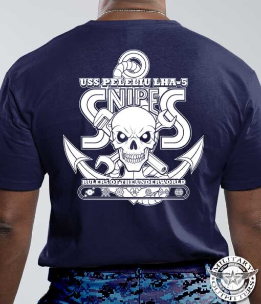 USS-Peleliu-Engineering-Dept-Navy-Custom-Shirt