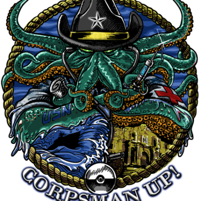 Hospital Corpsman School Fort Sam Houston Custom US Navy Shirt