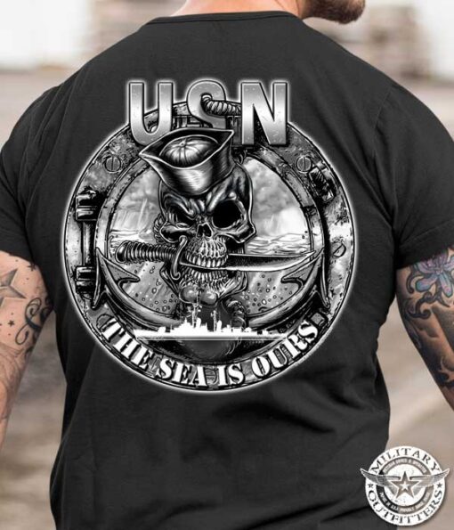 Sea-Is-Ours-Navy-Destroyer-custom-navy-shirt
