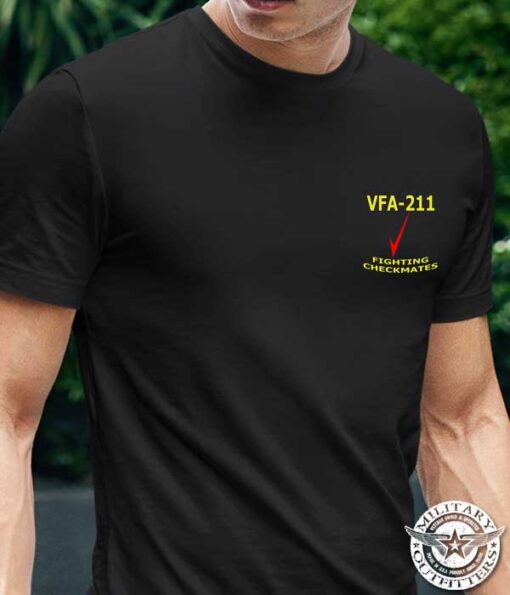 VFA-211-Fighting-Checkmates-custom-navy-shirt-pocket