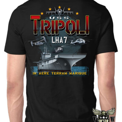 USS-Tripoli-LHA-7 Custom navy Shirt