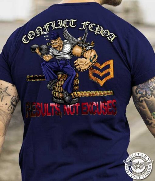 MCM-Conflict-custom-Navy-Shirt