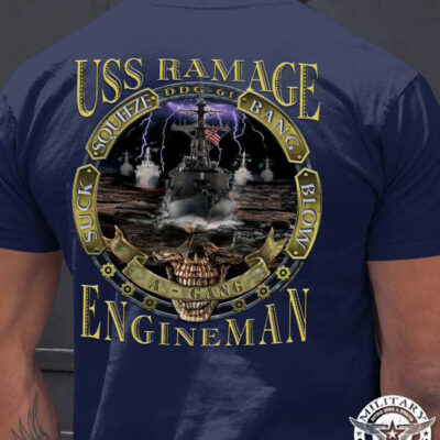USS-Ramage-A-Gang_Custom-Navy Shirt