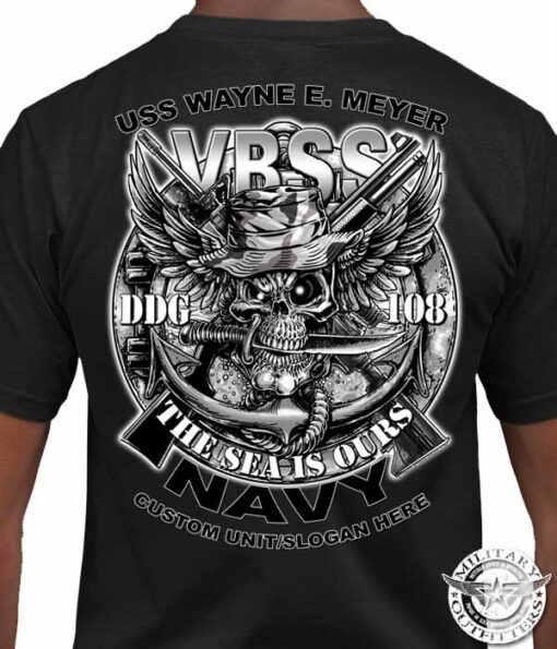 USS-WAYNE-E-MEYER-DDG-108-VBSS-TEAM-Custom-Navy-Shirt