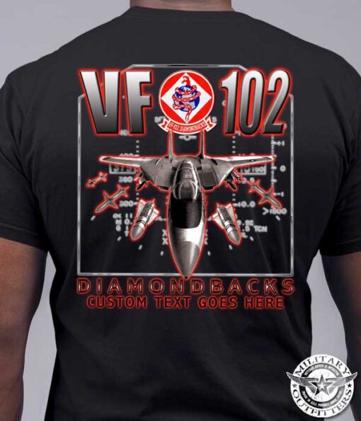 F-14-Tomcat_Diamondbacks-Custom-Navy-Shirt