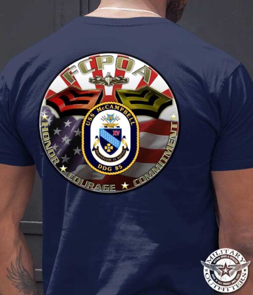 USS-McCampbell-FCPOA-custom-navy-shirt