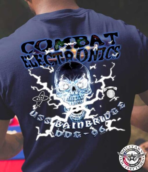 USS-Bainbridge-Comba-tElectronics-Custom-Navy-Shirt
