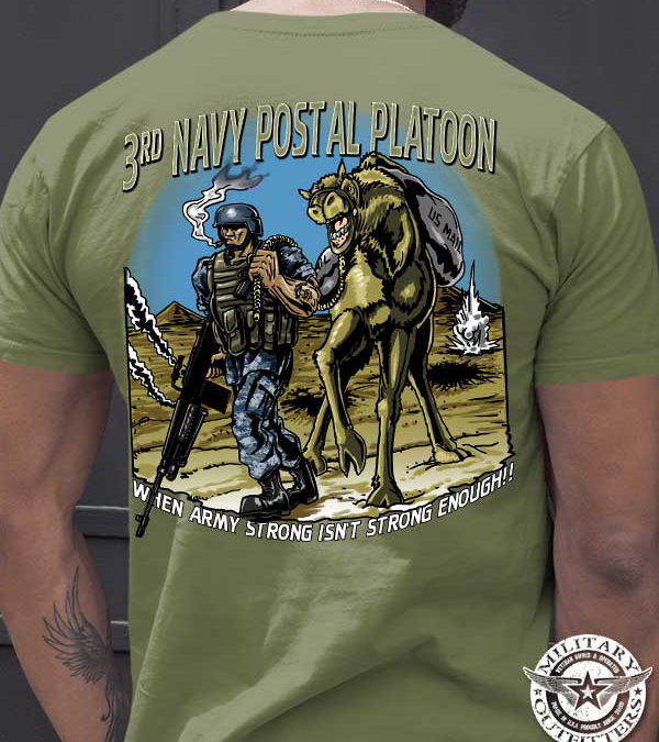 3rd Navy Postal Platoon, 90th HRC Military Shirts