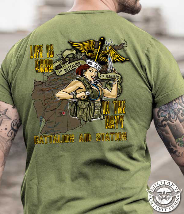 1-7-Marine-Devil-Doc-Pinup-Custom-Navy-Shirt