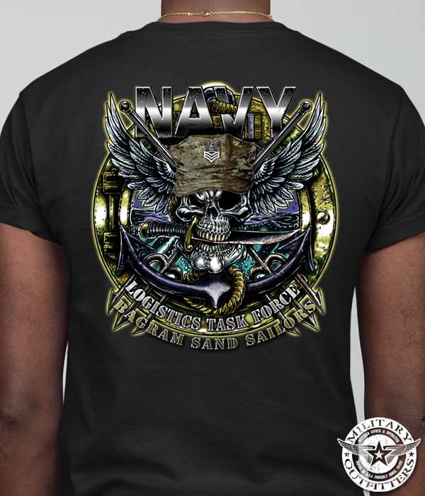 Logistics Task Force Bagram Navy Shirt | Military Outfitters