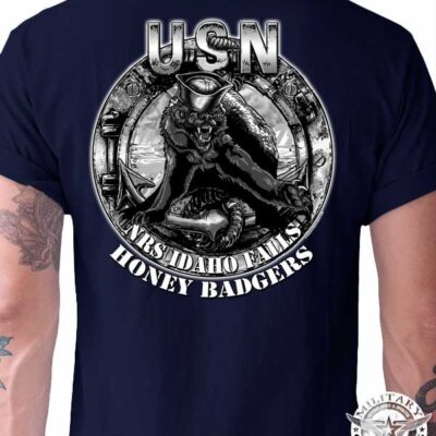 Recruiting-Honey-Badger-Custom-Navy-Shirt
