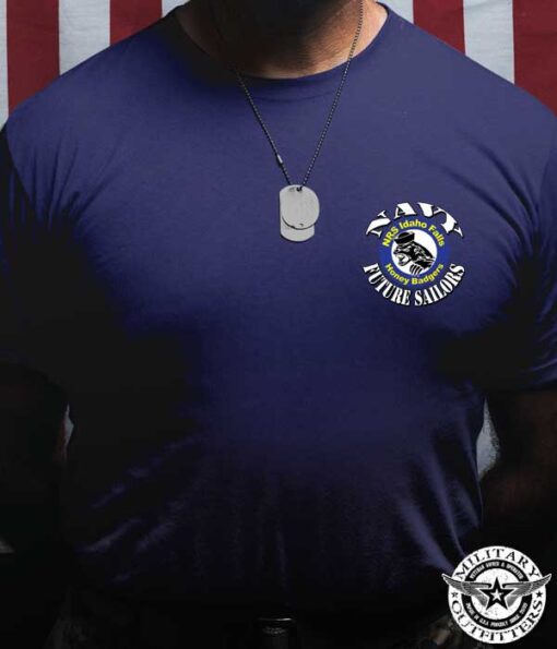 Recruiting-Honey-Badger-Custom-Navy-Shirt-pocket