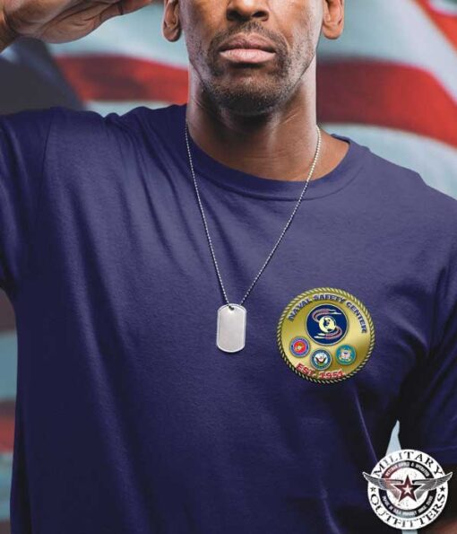 Naval-Safety-Center-Custom-navy-Shirt-pocket