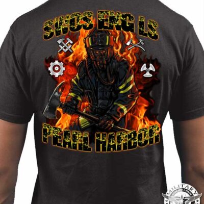 Pearl-Harbor-Firefighter-custom-navy-shirt