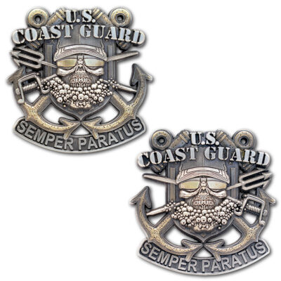 USCG Semper Paratus Coast Guard Veteran Military Collectible Challenge Coin