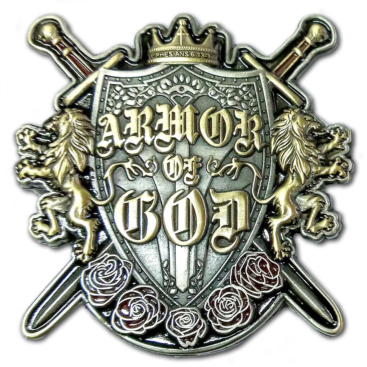 Armor of God Ephesians 6:13-17 Collectible Prayer Challenge Coin