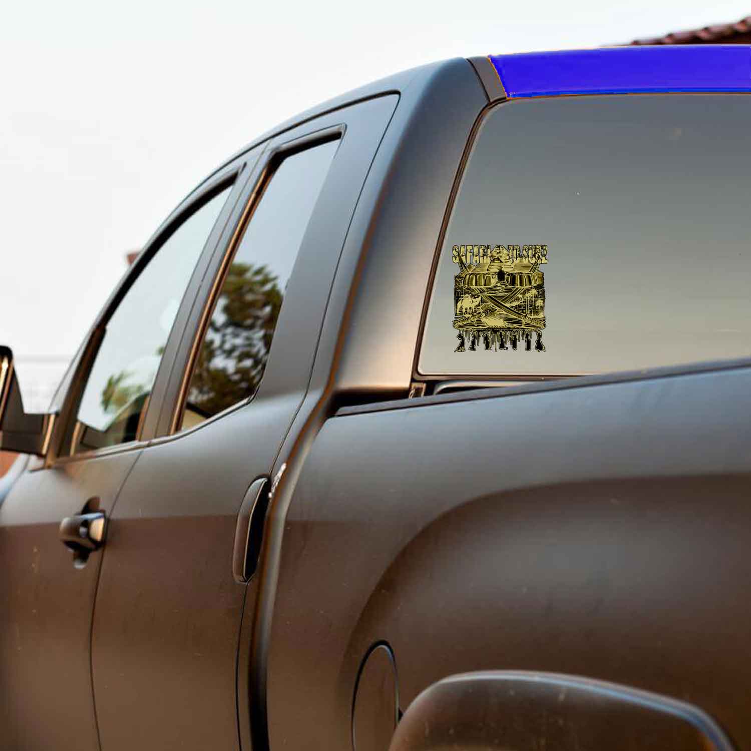 Safari To Suez Transiting US Military Veteran 3-18 Inch Custom Decal Sticker