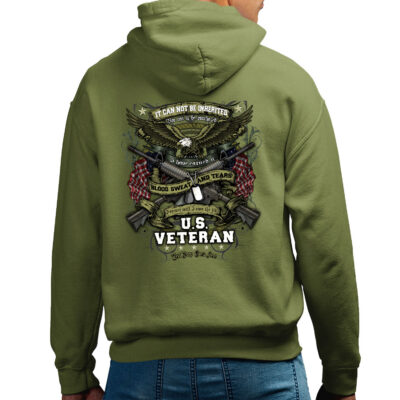 US Veteran It Can Not Be Inherited Hoodie