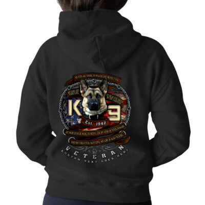 K9 Veteran Military Custom Hoodie