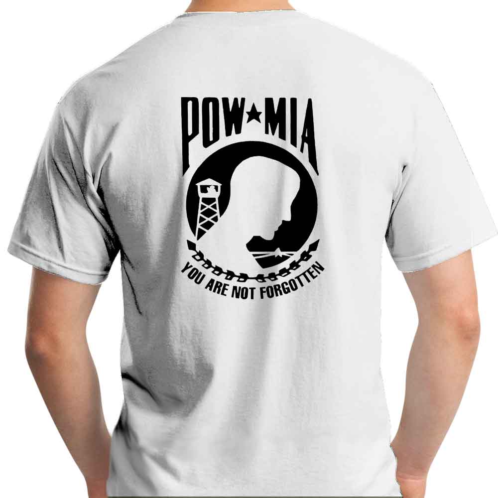 POW MIA Remember Everyone Deployed Military Veteran Custom Men's Shirt - Image 3