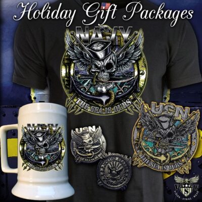 Navy The Sea Is Ours Holiday Gift Package