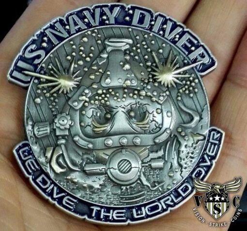 Diver US Navy Rate Challenge Coin