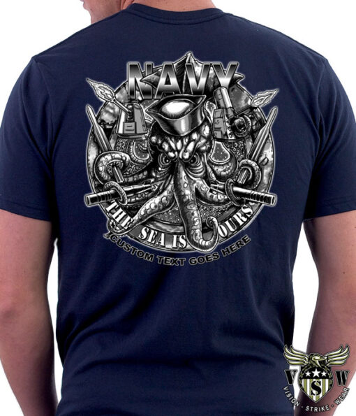 US Navy Squid Destroyer The Sea Is Ours Shirt