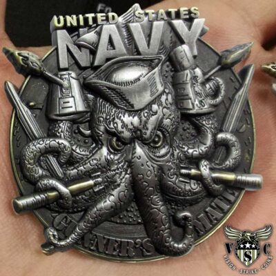 Gunners Mate US Navy Rate Challenge Coin