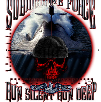 Submarine Force Run Silent Run Deep US Navy Decal