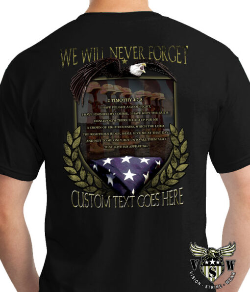 We Will Never Forget Memorial Shirt