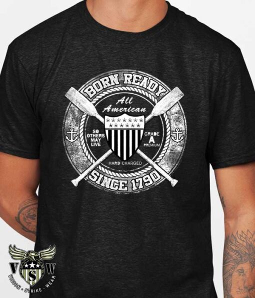 Born Ready All American USCG Shirt