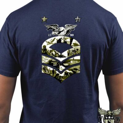 US Coast Guard Master Chief Petty Officer USCG Rank Shirt
